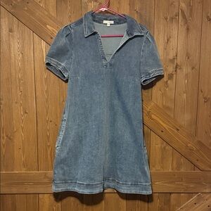 Baltic Born Denim Blue Mini Dress